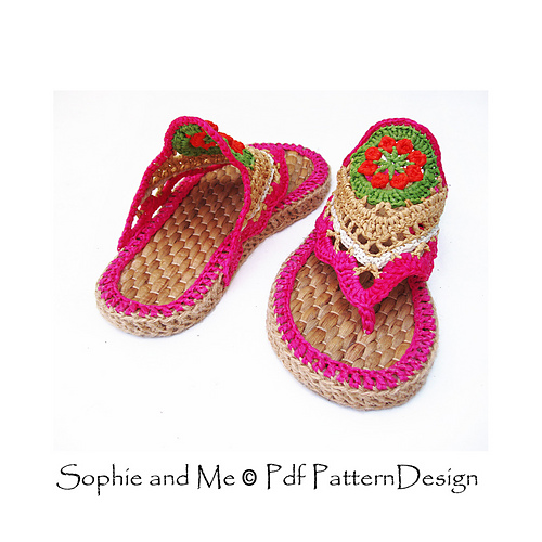 Blomsterkraft Hippie Sandaler - Sophie and Me-Ingunn Santini