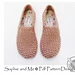 Casual Slippers pattern 