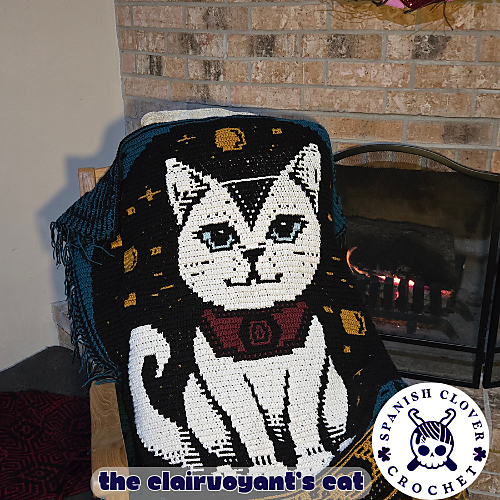 The Clairvoyant's Cat - Spanish Clover Crochet