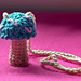 Small Mushroom Pendant Pouch pattern