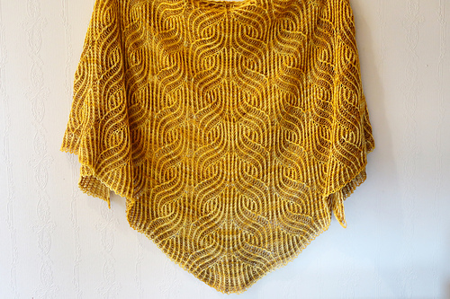 Fjellbekk Sjal | Mountain Creek Shawl - Spinnemamma A-H Nygård