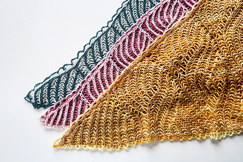 Fjellbekk Sjal | Mountain Creek Shawl - Spinnemamma A-H Nygård