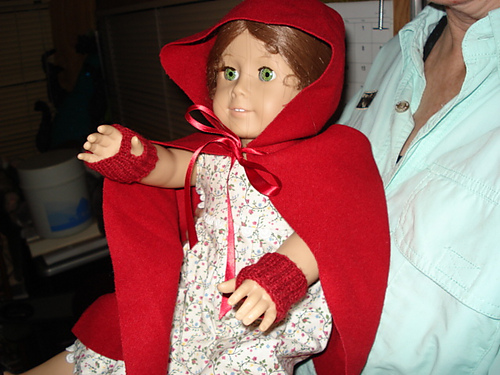 Fingerless Mittens for 18inch dolls photo 5
