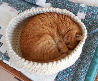 easy crochet cat bed pattern