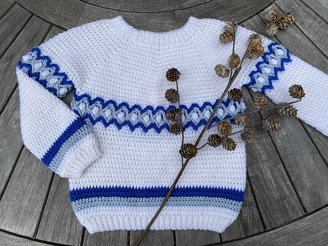 Double Diamond Unisex Kids Sweater 