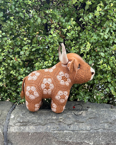 Hewie Den afrikanske blomster Highland-kuen - selina page