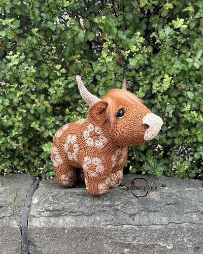 Hewie Den afrikanske blomster Highland-kuen - selina page