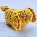 Bean Bud Dog pattern 