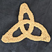 Celtic trinity knot Christmon pattern 