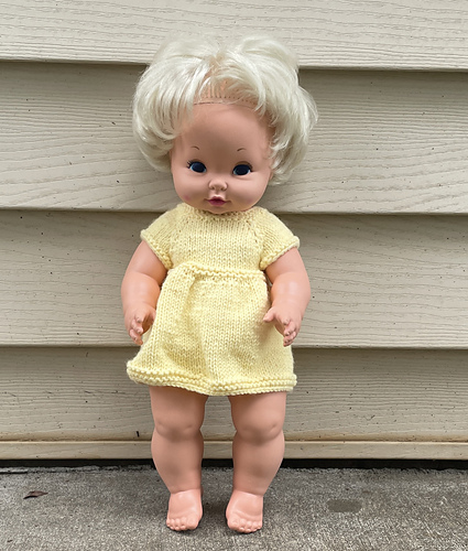 12" baby doll dress