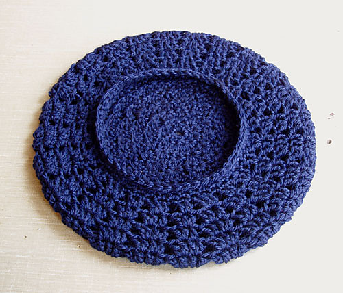 V Stitch Beret and Cowl photo 3