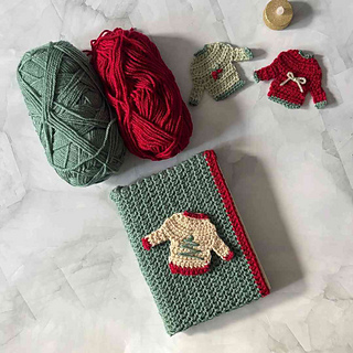 crochet book cover for christmas gifts