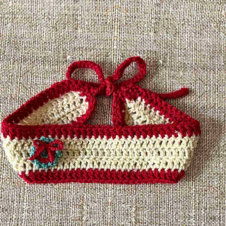 Simple Christmas headband crochet pattern for beginners