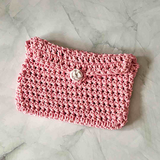 simple clutch bag crochet pattern easy
