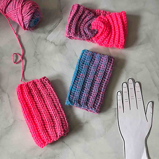 easy ribbed fingerless gloves crochet pattern for beginners