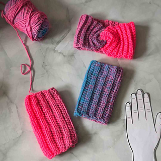 easy ribbed fingerless gloves crochet pattern for beginners