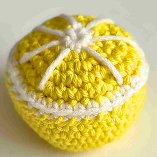 Lemon Footbag Retro Hacky Sack