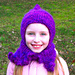 Rose Elf Ruffled Hat Scarf pattern 