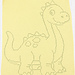Stretch the Dinosaur Filet Blanket pattern 