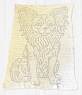 Margaret Diluzio: Sweet Delight, 3 skeins. Hook: F/5mm. 30in x 40in