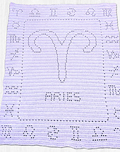 Fran Lloyd: Bernat Baby Sport Yarn. Hook: Size G. 
33in x 44in