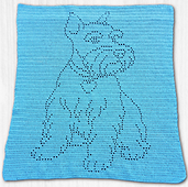 Tanya Marie: Yarn: 
Alize Cotton, 31 1/2in x 34 1/2 in.