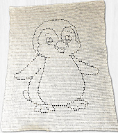 Kelly Fazekas: We Love Yarn Megaball, 1117 yards. Hook H8/5mm. 
Size 42" x 35"