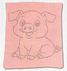 Bonnie Heurer - Yarn: 
Bernat Baby Sport, Hook: Size G, Finished Dimensions: 36in x 32in