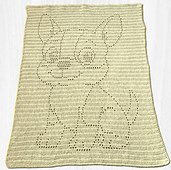 Margaret Diluzio: Sweet Delight, 3 skeins, Hook F/5, 30in x 36in