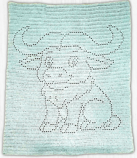 Bonnie Heurer: Bernat Baby Sport. Hook: Size G. Dimensions: 36 1/2in x 31 1/2in.
