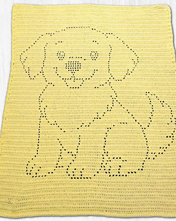Fran Lloyd: 2 skeins Pound of Love, Hook: G.  
35in x 41in