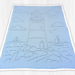 Lighthouse Filet Blanket pattern