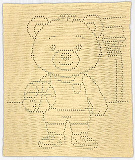 Bonnie Heurer: Bernat Baby Sport. Hook: Size G. Dimensions: 31in x 38in.