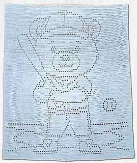 Bonnie Heurer: Bernat Baby Sport. Hook: Size G. Dimensions: 30 1/2" x 36".