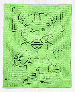Bonnie Heurer: Bernat Baby Sport. Hook: G hook. Dimensions: 30 1/2" x 37".