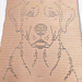Labrador Retriever Filet Blanket pattern