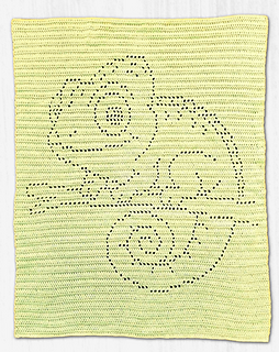 Bonnie Heurer: Bernat Baby Sport. Hook: Size G. Dimensions: 36 1/2in x 28 1/2in.