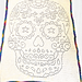 Sugar Skull Filet Blanket pattern