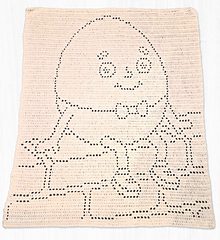 Bonnie Heurer: Bernat Baby Sport. Hook: Size G. Dimensions: 31" x 36".