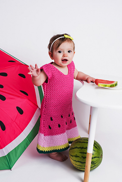 One in a Melon Baby Dress