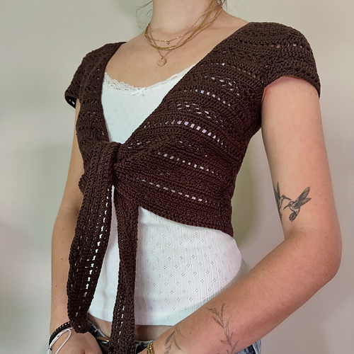 Lace Front Tie Top