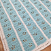 Flower Mile A Minute Blanket pattern