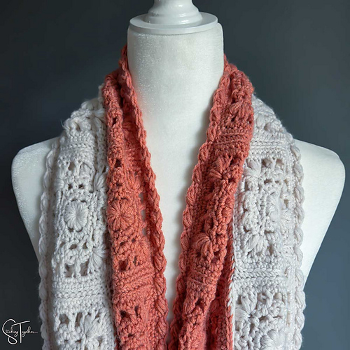 Strawberries and Cream Scarf