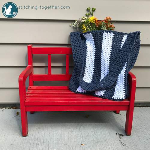Navy Stripes Bag photo 1