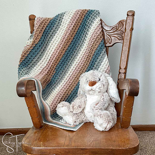 Ravelry Waffle Baby Blanket pattern by Jessica Underwood