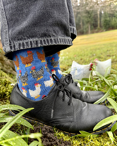 Herding Hens Sokke Sett - Stone Knits