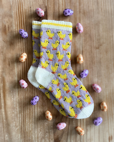 Herding Hens Sokke Sett - Stone Knits