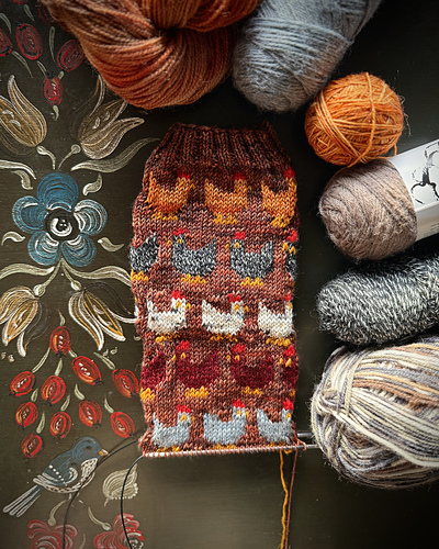 Herding Hens Sokke Sett - Stone Knits