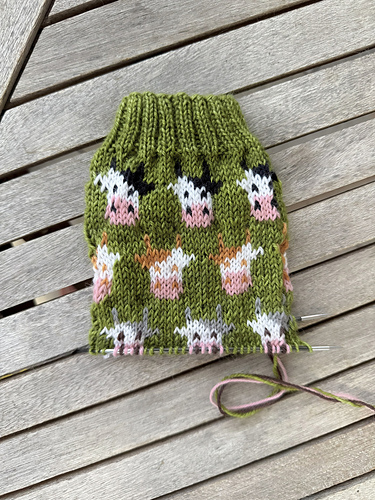 Herding Cows Sokker - Stone Knits