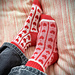 Love-ly Heart socks pattern 